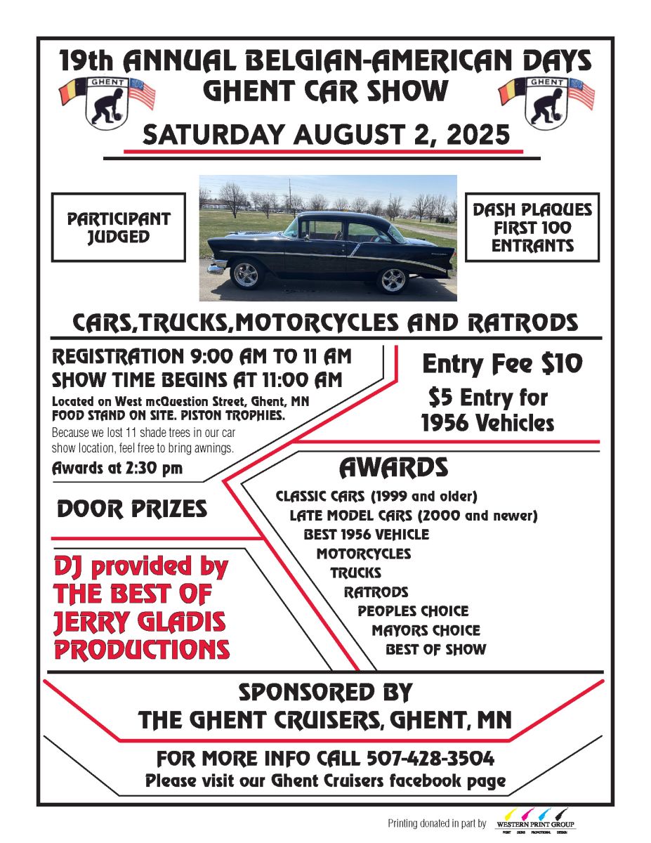 Ghent Cruiser Car Show 2025