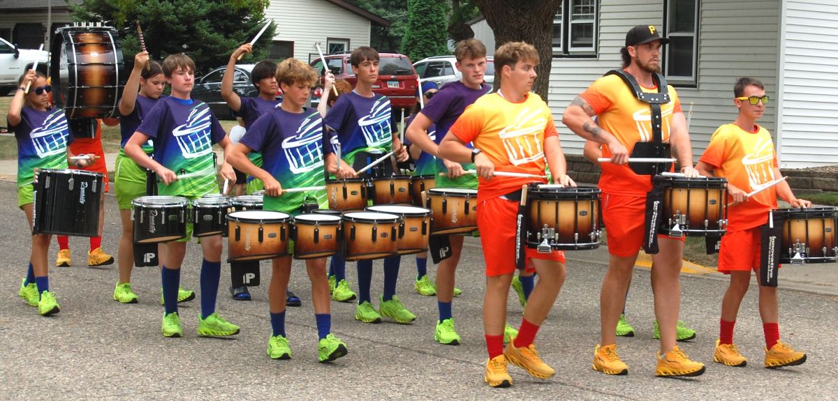 drumline in grand parade